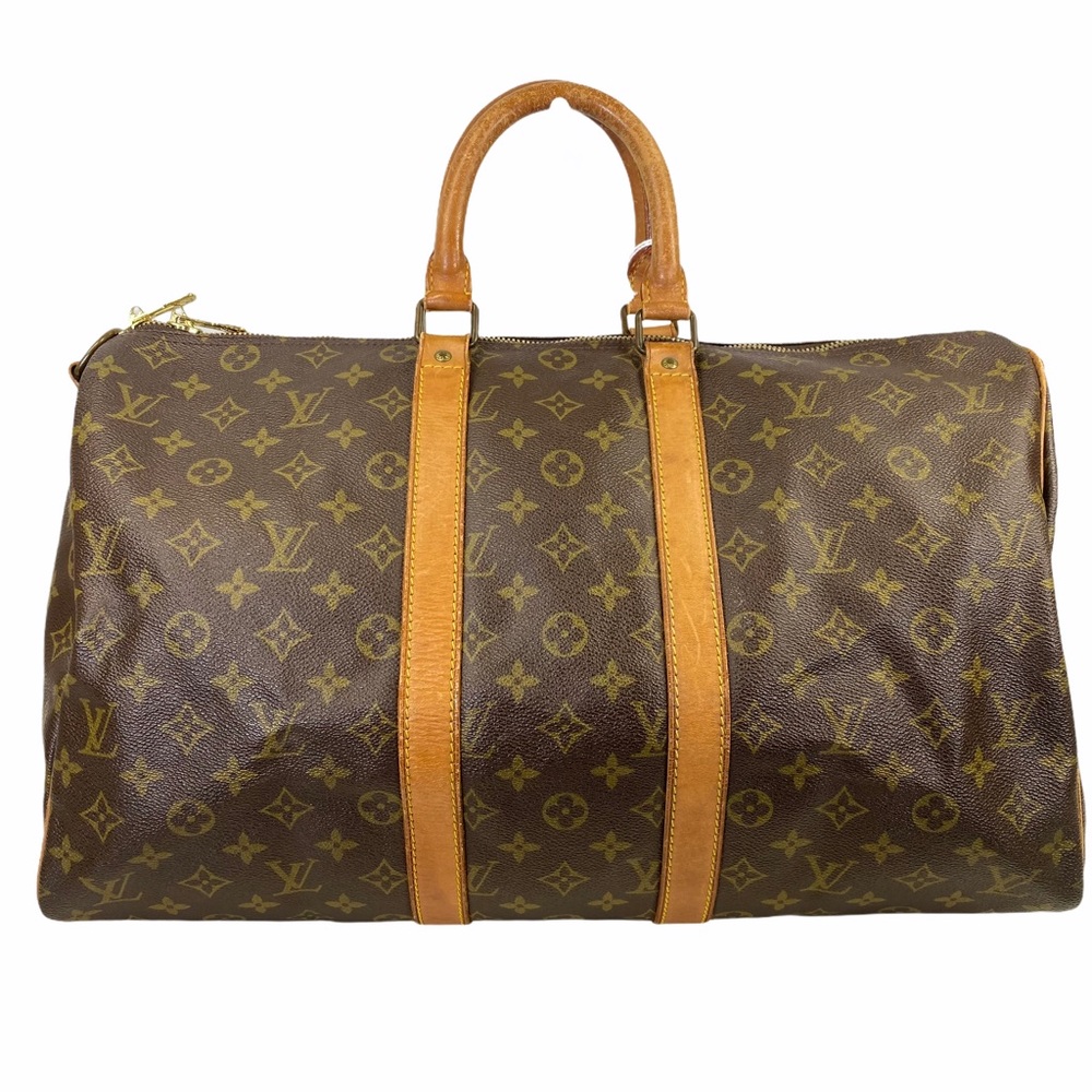 Louis Vuitton Travel bag Boston Keepall 45 Brown